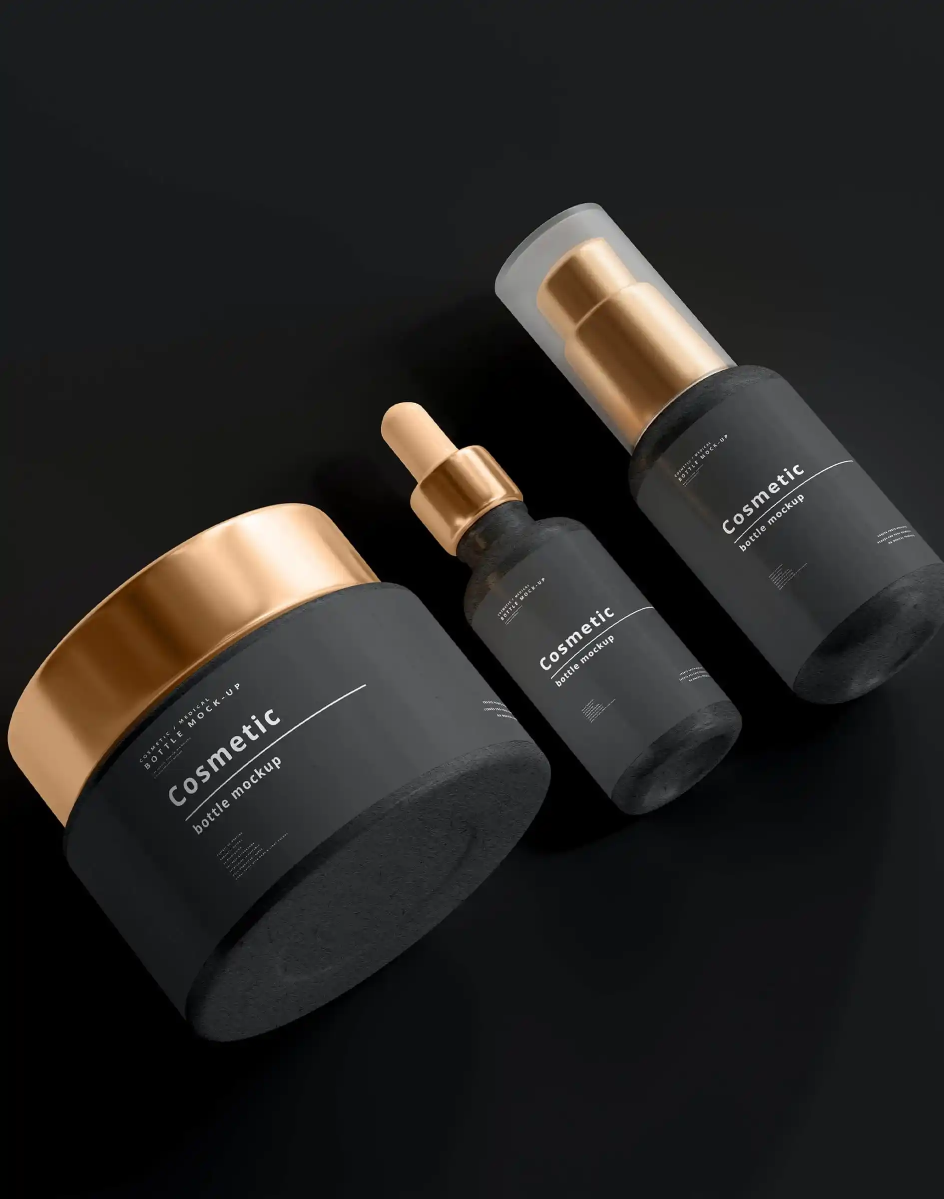 Cosmetics Bottle Middle